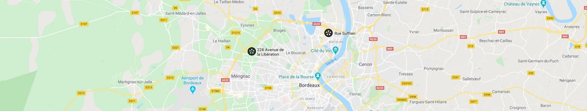 Ou nous trouver à Bordeaux